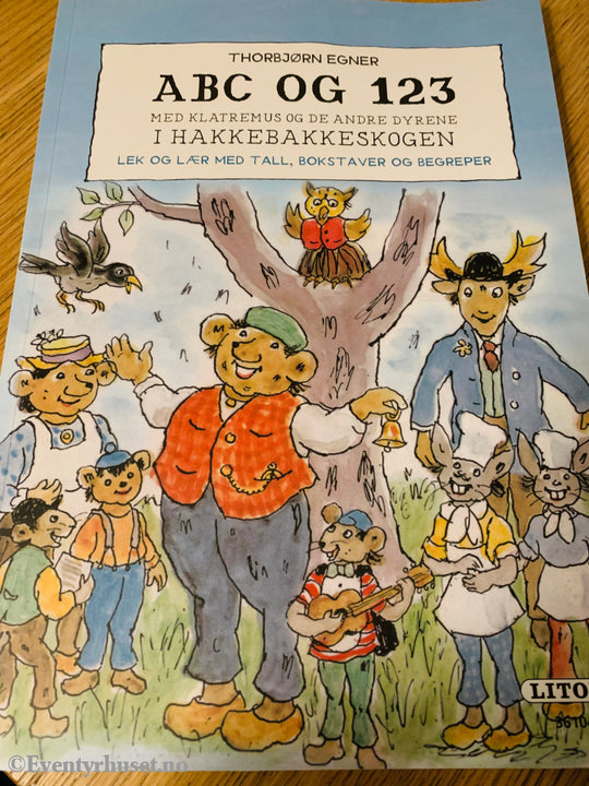 Thorbjørn Egner. Abc & 123. Aktivitetshefte. Ubrukt! Hobbybok