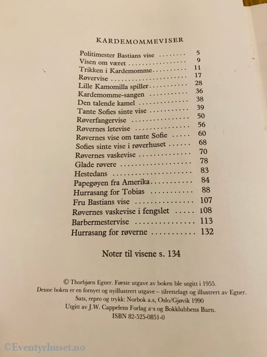 Thorbjørn Egner: Folk og røvere i Kardemomme by