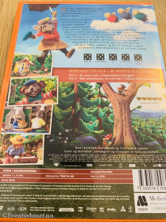Thorbjørn Egner. Hakkebakkeskogen. 2016. Dvd. Dvd