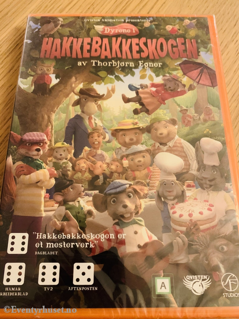 Thorbjørn Egner. Hakkebakkeskogen. 2016. Dvd Ny I Plast!