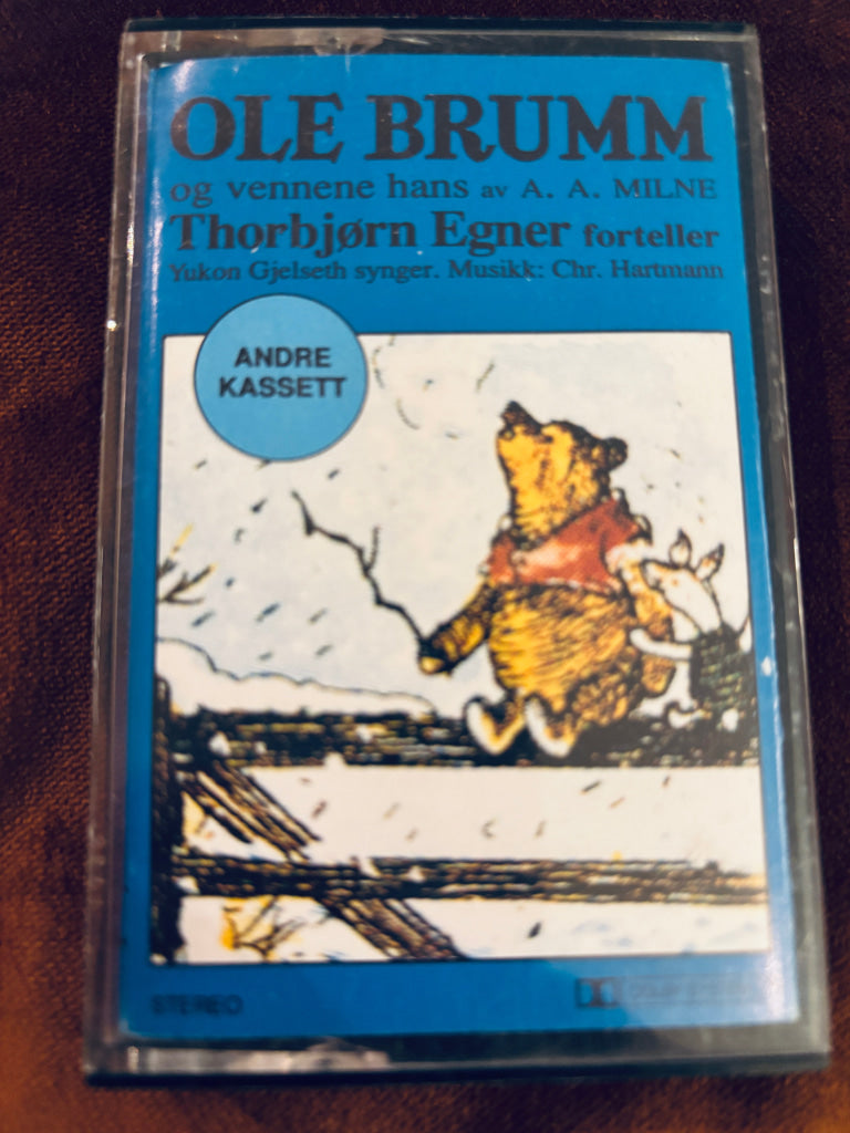 Thorbjørn Egner – Ole Brumm og vennene hans. Kassett.
