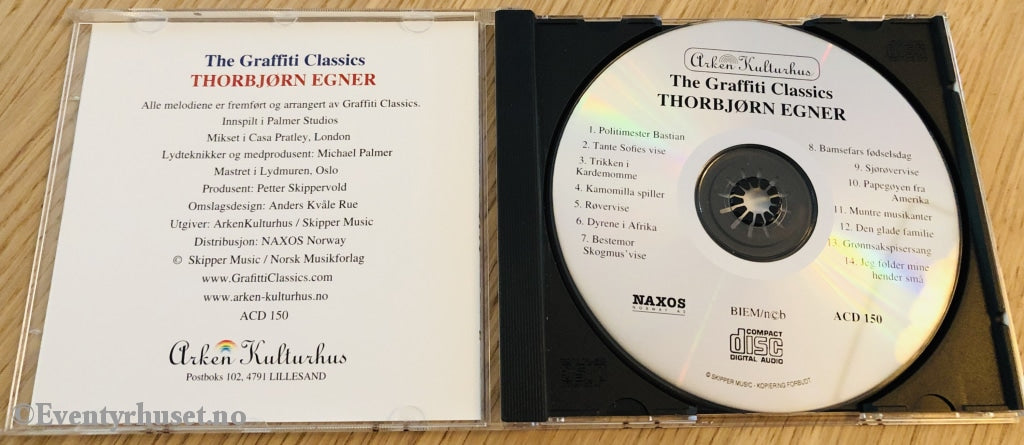 Thorbjørn Egner. The Graffiti Classics - London. Cd. Cd