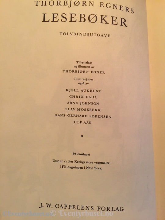 Thorbjørn Egners Lesebøker. Nr. 9 - Framover. 1961 1974. Lærebok