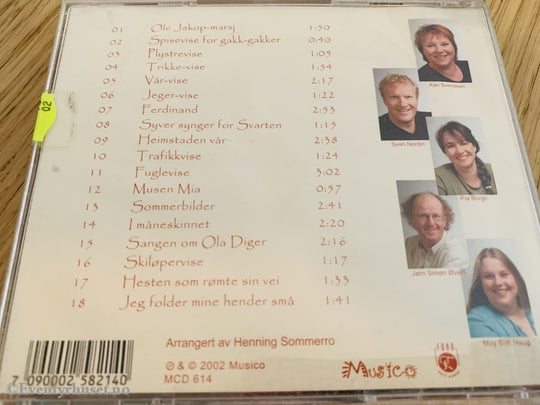 Thorbjørn Egners Viser Fra Barnetimen. 2002. Cd. Cd