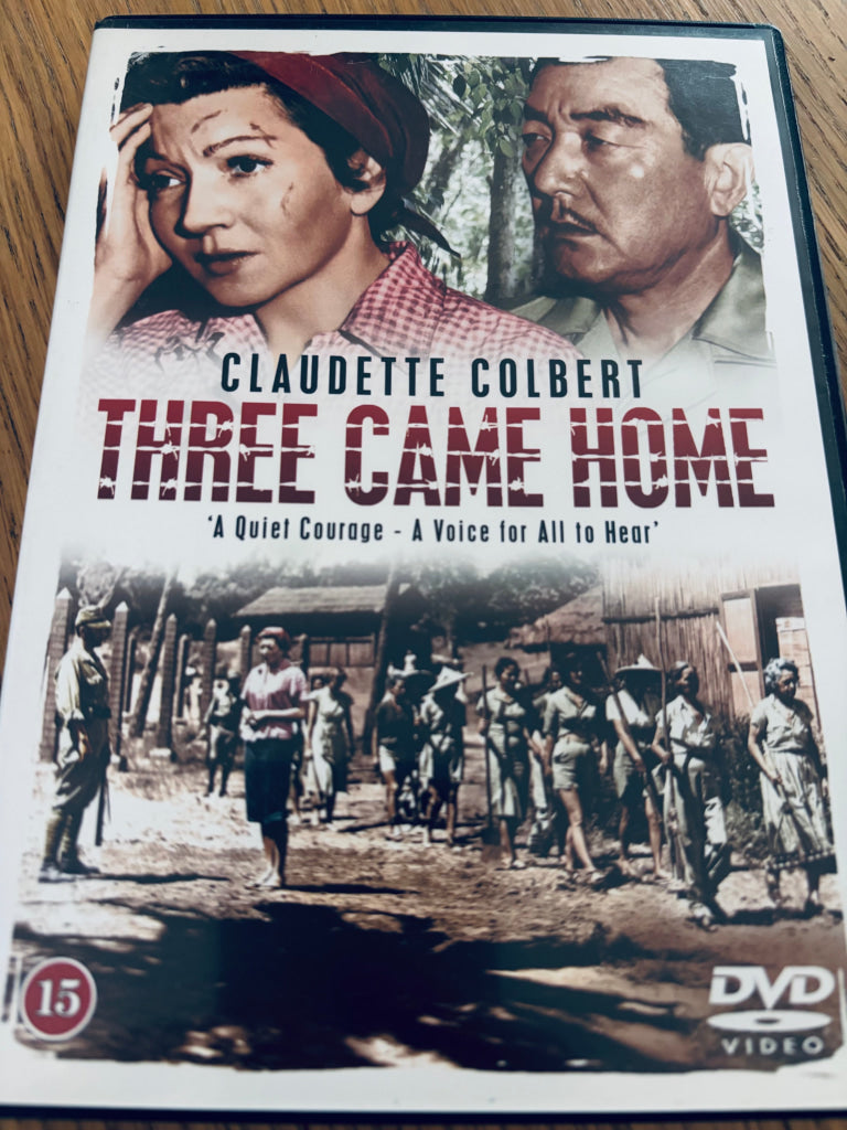 Three Came Home. DVD.
