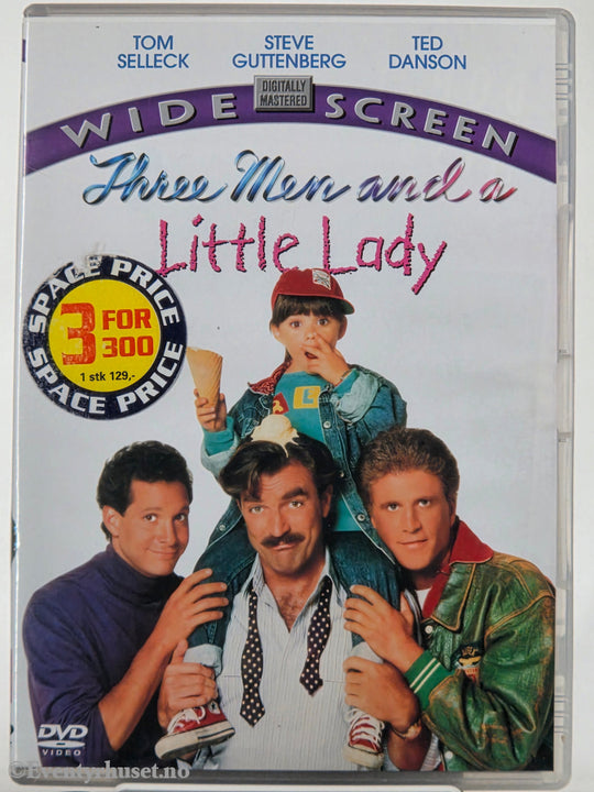 Three Men and a Little Lady (1990). DVD. Dorling Kindersley / Egmont Film