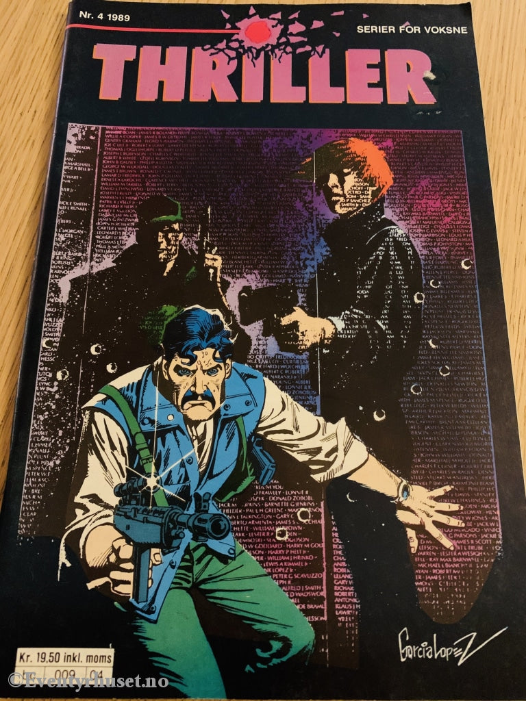 Thriller. 1989/04. Tegneserieblad