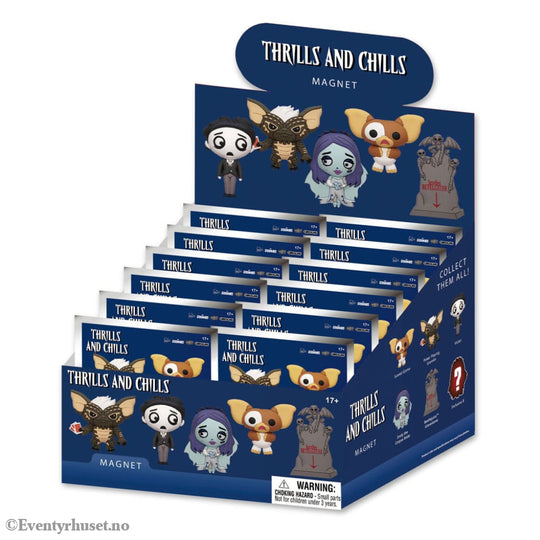Thrills and Chills 3D 3D Magnets Series 1 Display (12) Home & Gifts