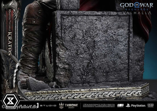 Throne Legacy God of War Series Statue 1/3 Ragnarok Master Thyself Kratos 67 cm Collectibles
