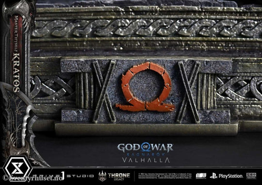 Throne Legacy God of War Series Statue 1/3 Ragnarok Master Thyself Kratos 67 cm Collectibles