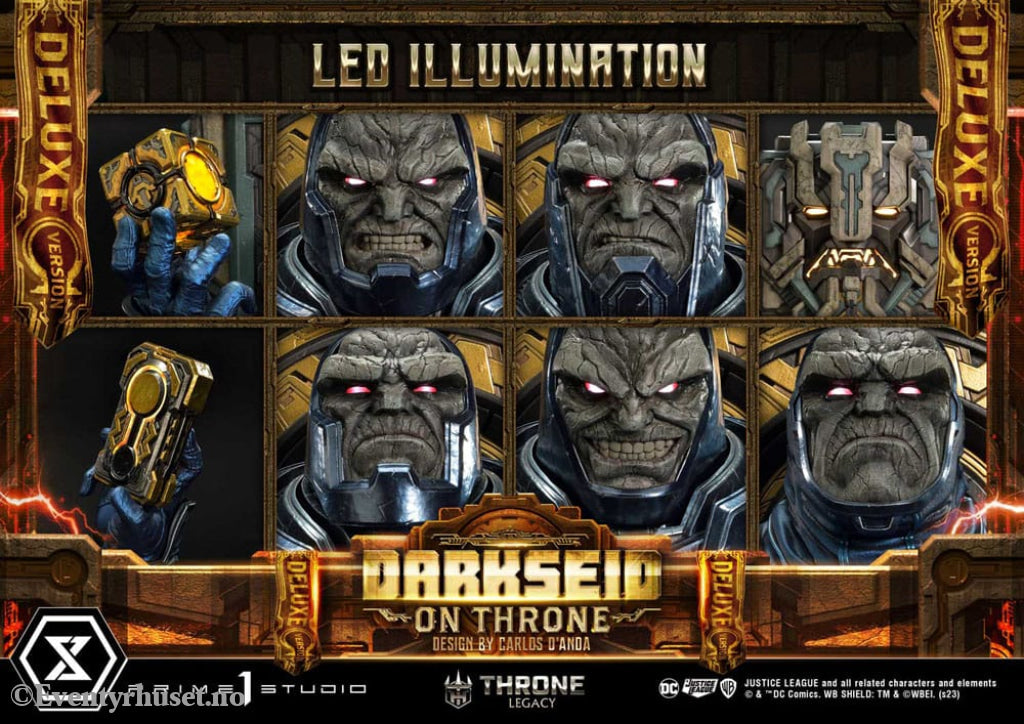 Throne Legacy Series Statue 1/4 Justice League (Comics) Darkseid on Throne Design by Carlos D’Anda Deluxe Bonus Version