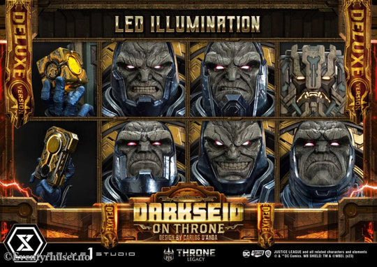 Throne Legacy Series Statue 1/4 Justice League (Comics) Darkseid on Throne Design by Carlos D’Anda Deluxe Bonus Version