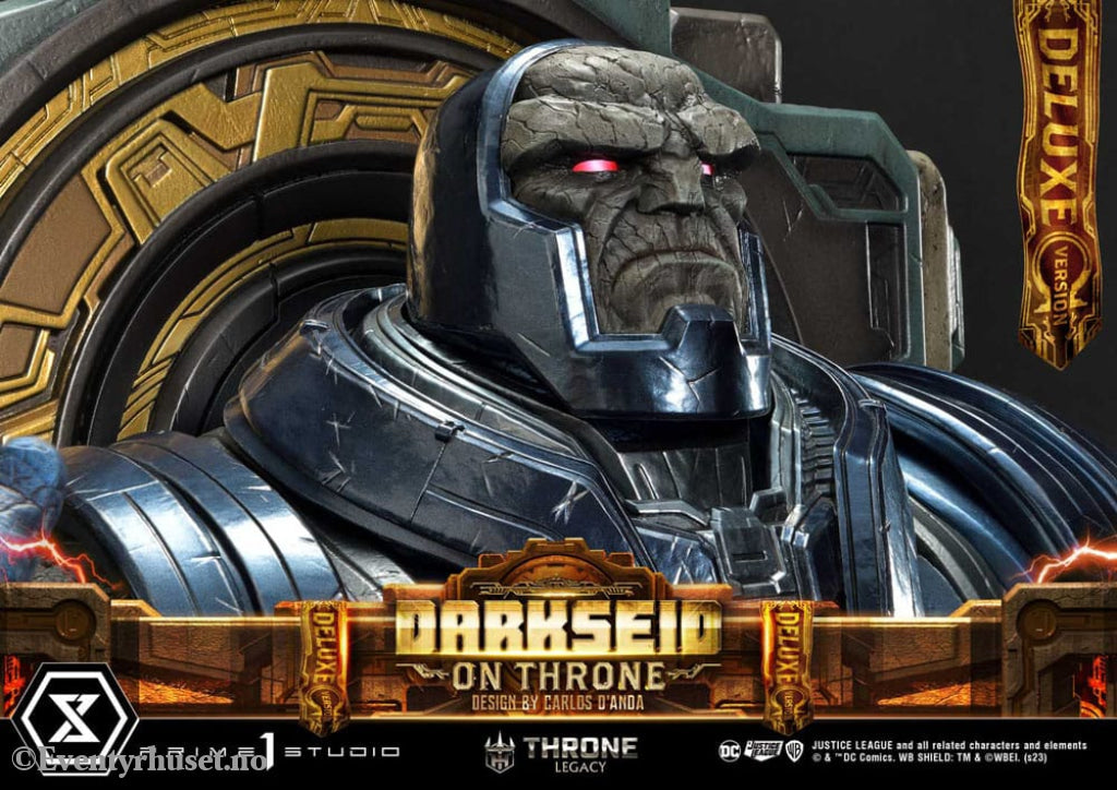 Throne Legacy Series Statue 1/4 Justice League (Comics) Darkseid on Throne Design by Carlos D’Anda Deluxe Bonus Version