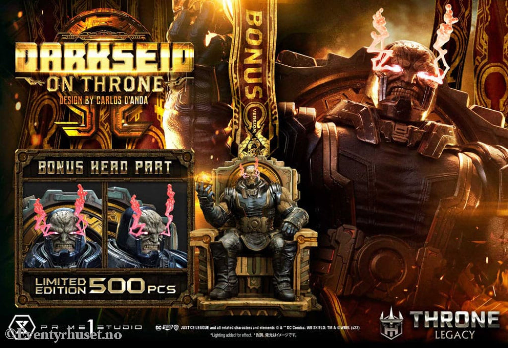 Throne Legacy Series Statue 1/4 Justice League (Comics) Darkseid on Throne Design by Carlos D’Anda Deluxe Bonus Version