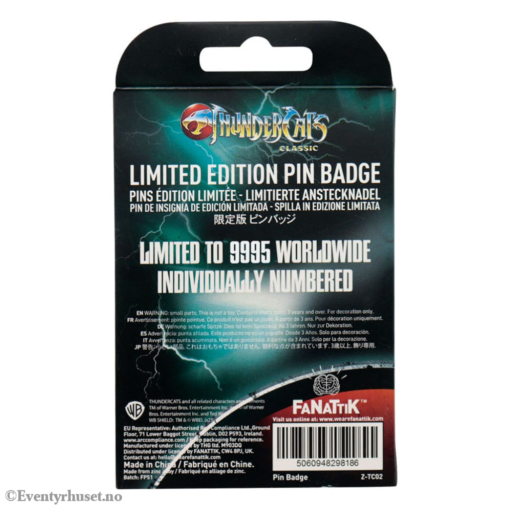Thundercats Pin Badge Mumm-Ra Limited Edition Fashion & Accessories