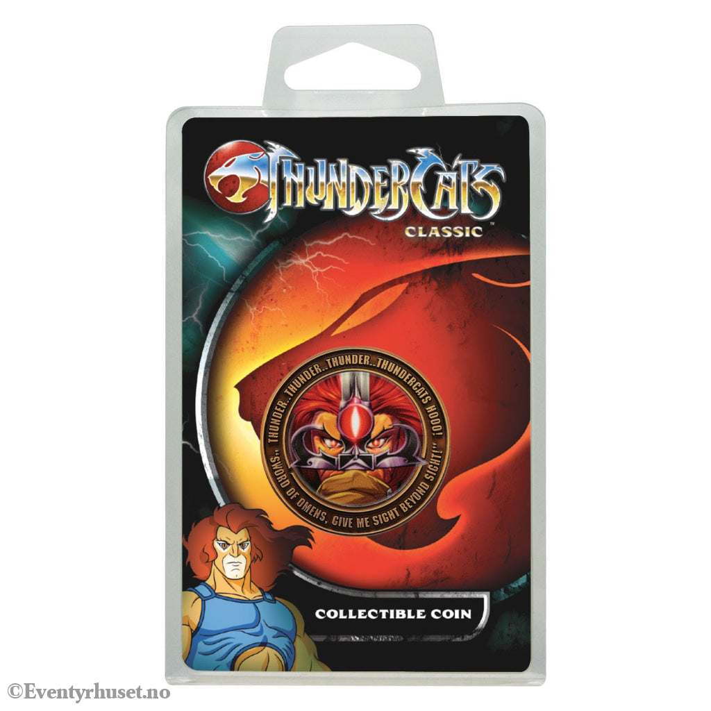 ThunderCats samlemynt Lion-O 40-årsjubileum Limited Edition. Actionfigur