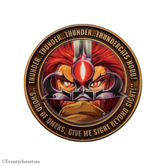 ThunderCats samlemynt Lion-O 40-årsjubileum Limited Edition. Actionfigur
