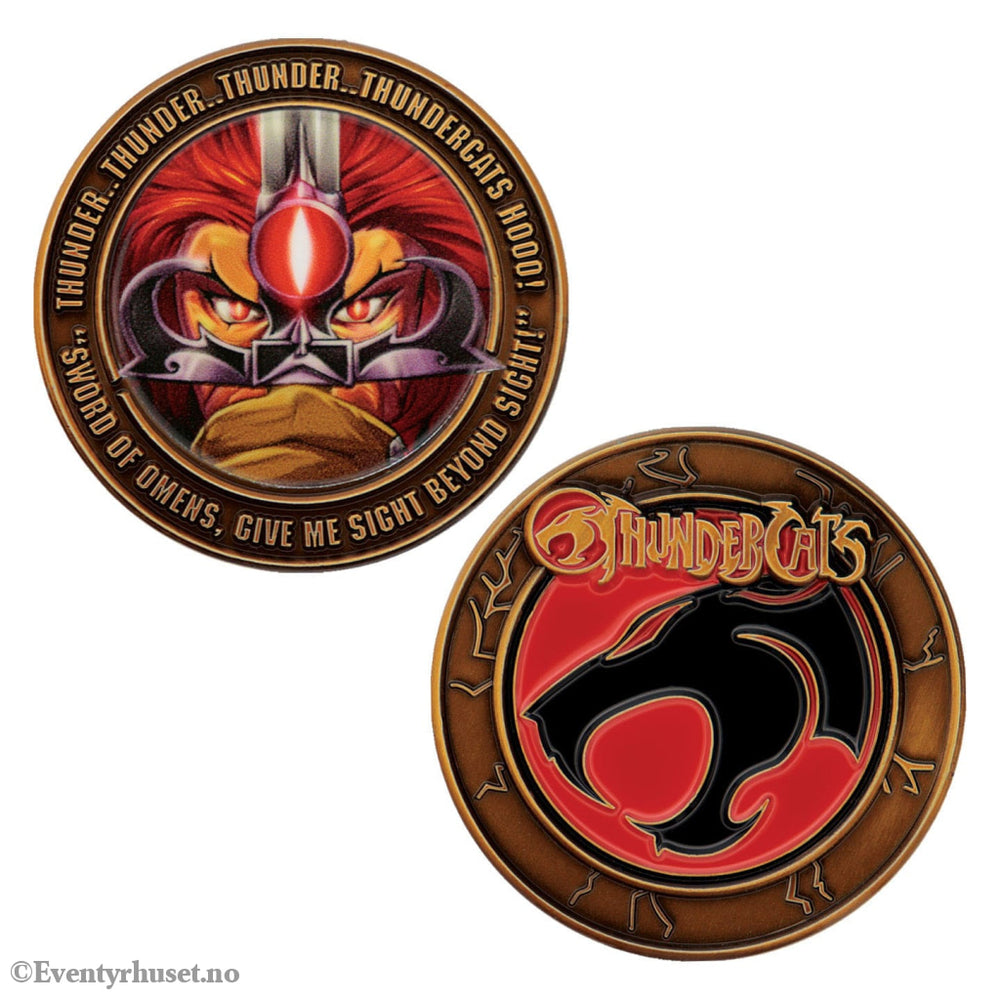 ThunderCats samlemynt Lion-O 40-årsjubileum Limited Edition. Actionfigur