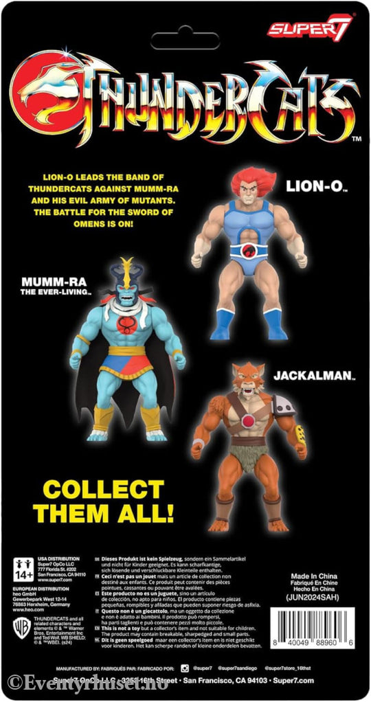 Thundercats Vintage Collection Action Figure Wave 1 Jackalman 14 cm. Mint In Sealed Box (MISB)! Actionfigur