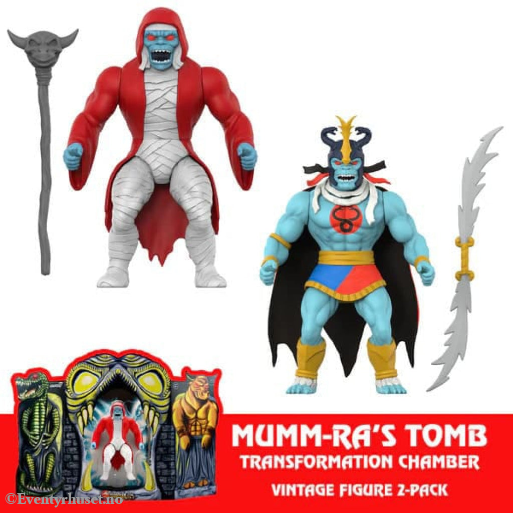 Thundercats Vintage Collection Action Figures 2-Pack Mumm-Ra’s Tomb 14 cm Toys