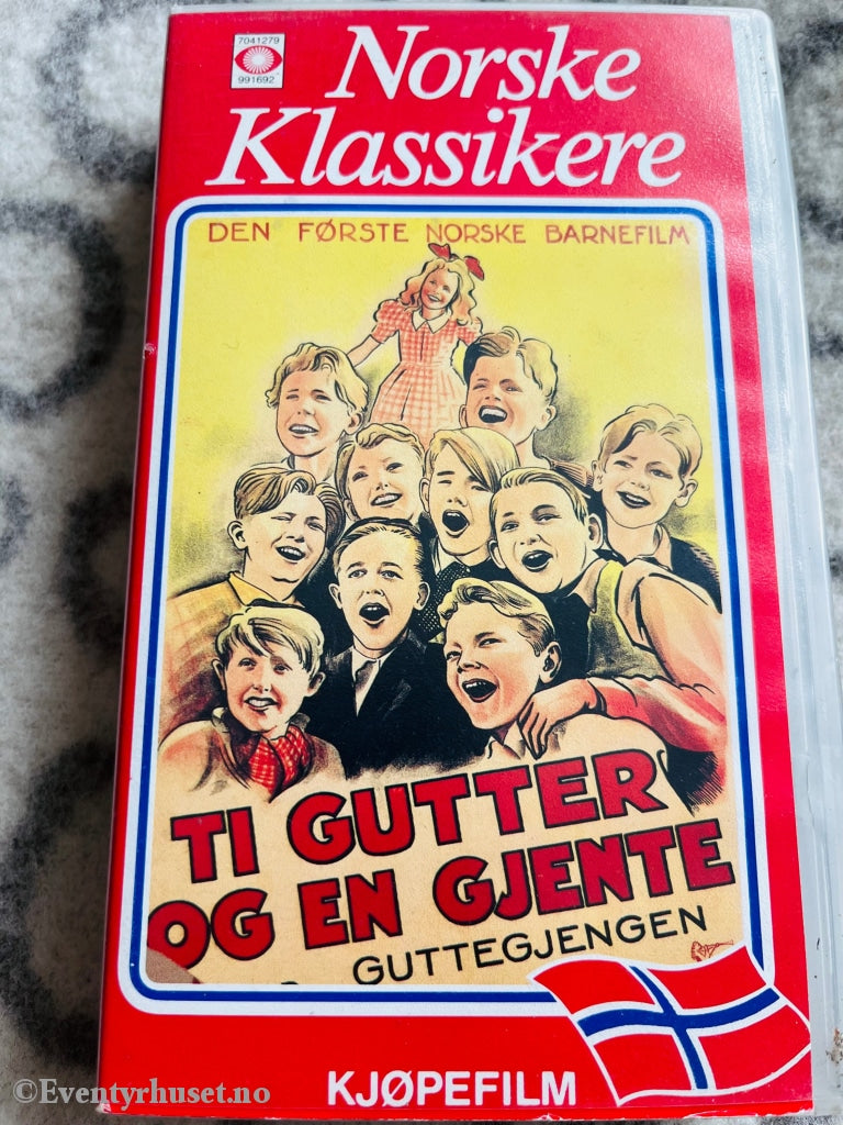 Ti Gutter Og En Gjente. 1944. Vhs. Vhs
