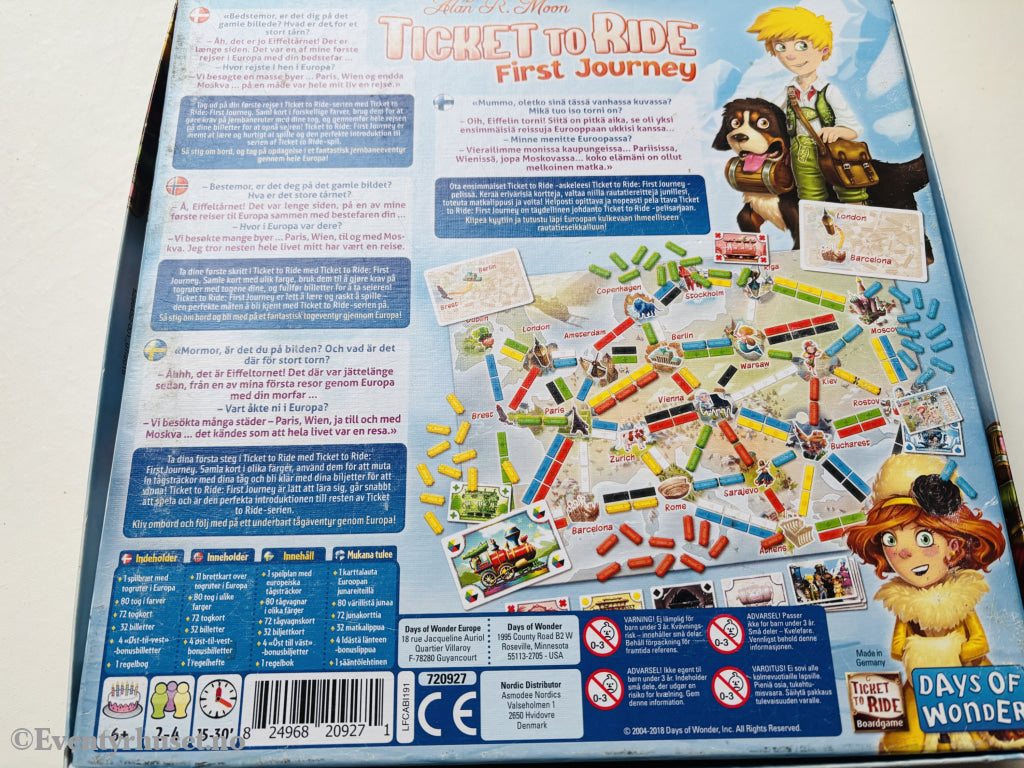 Ticket to Ride – First Journey. Brettspill