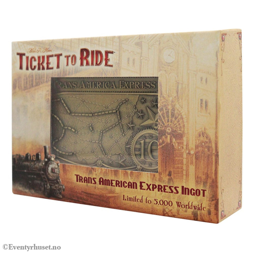 Ticket to Ride Ingot Trans America Express Limited Edition Collectibles