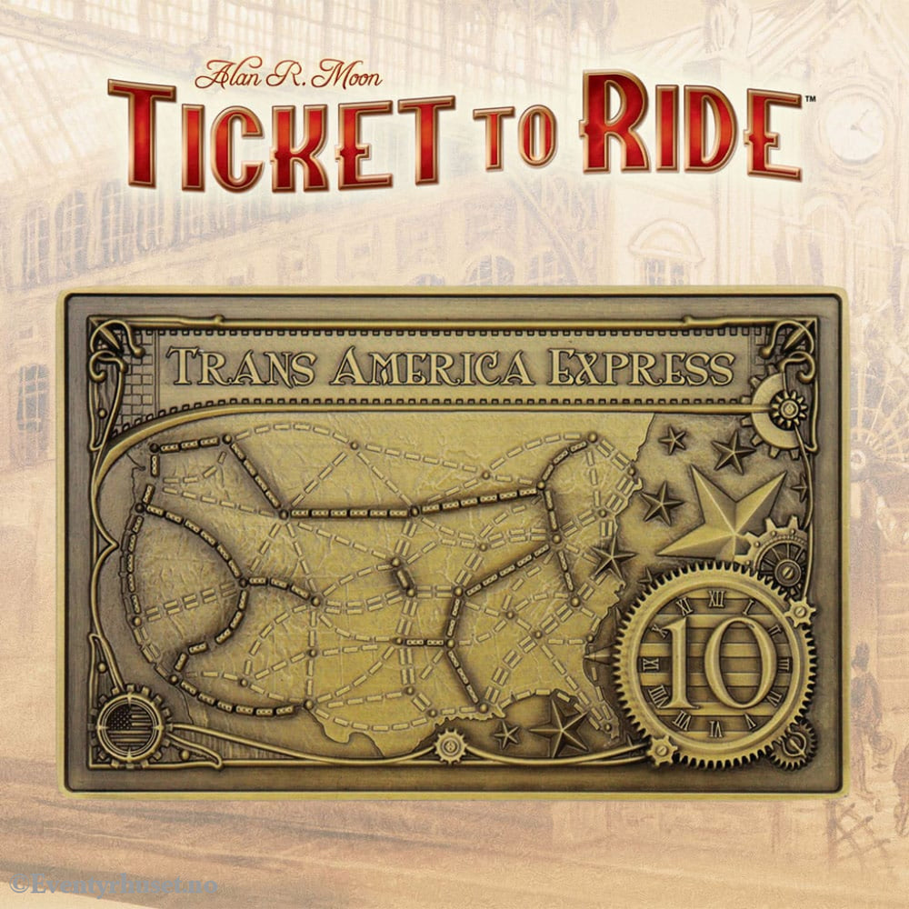 Ticket to Ride Ingot Trans America Express Limited Edition Collectibles