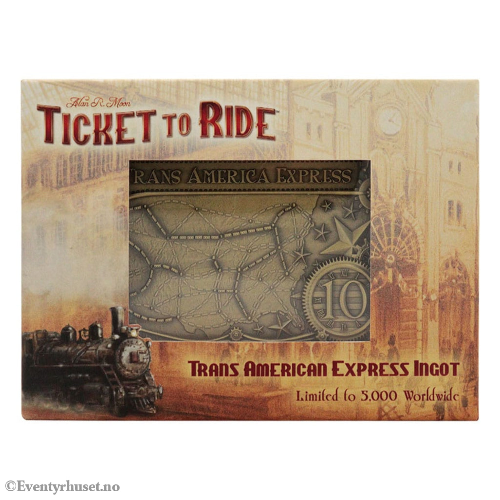 Ticket to Ride Ingot Trans America Express Limited Edition Collectibles