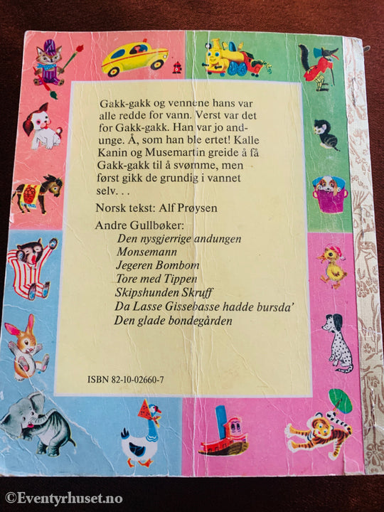 Tiden Gullbøker. Gakk-Gakk og vennene hans. 1950-tallet. Barnebok.