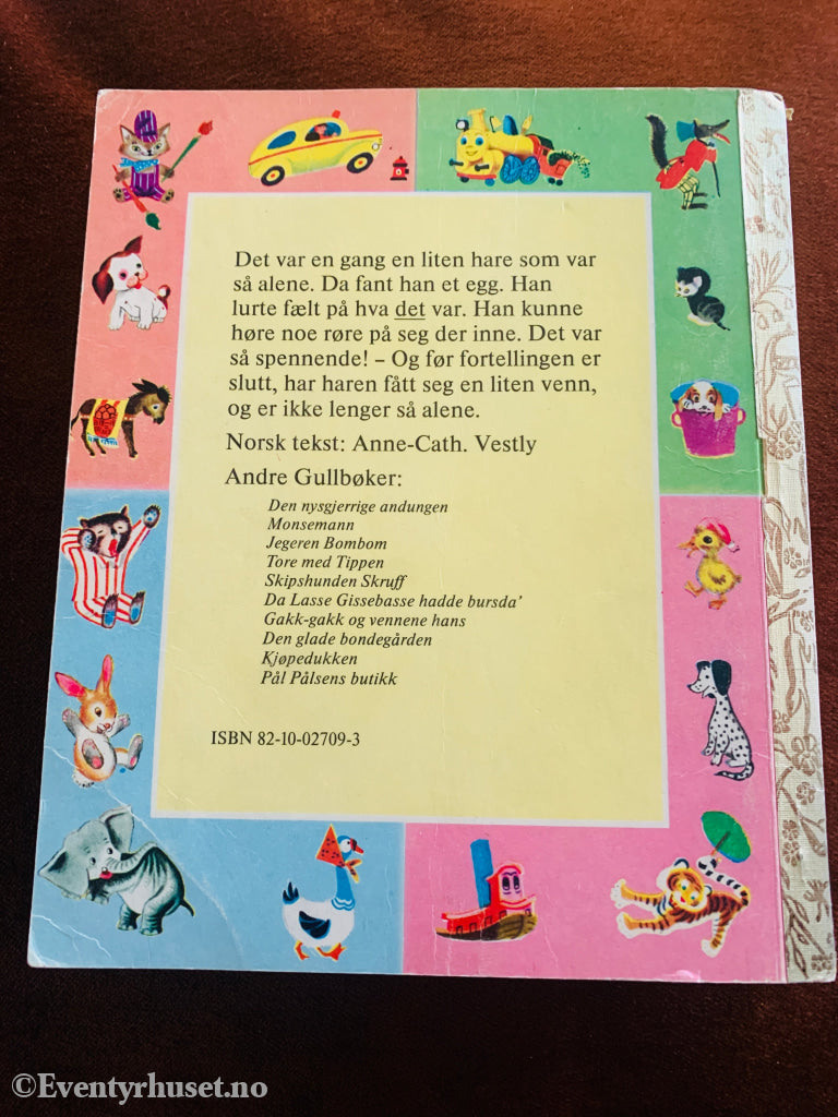 Tiden Gullbøker. Haren og egget. 1950-tallet. Barnebok.