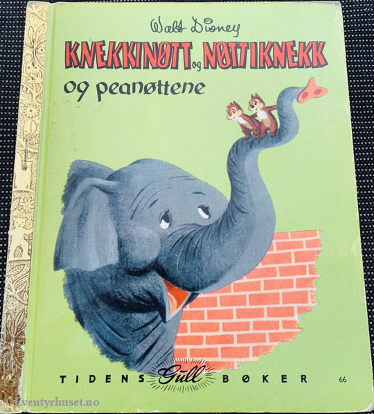 Tidens Gullbøker Nr. 66: Walt Disney - Knekkinøtt & Nøttiknekk Og Peanøttene. Fortelling