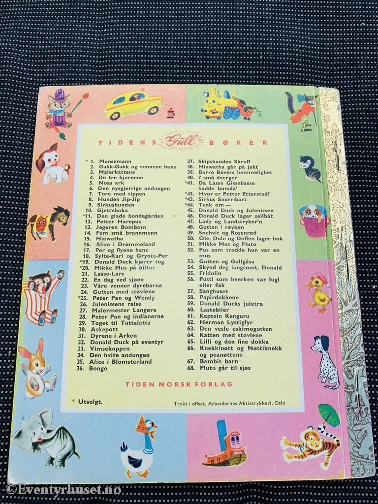 Tidens Gullbøker Nr. 67: Walt Disney - Bambis Barn. Fortelling