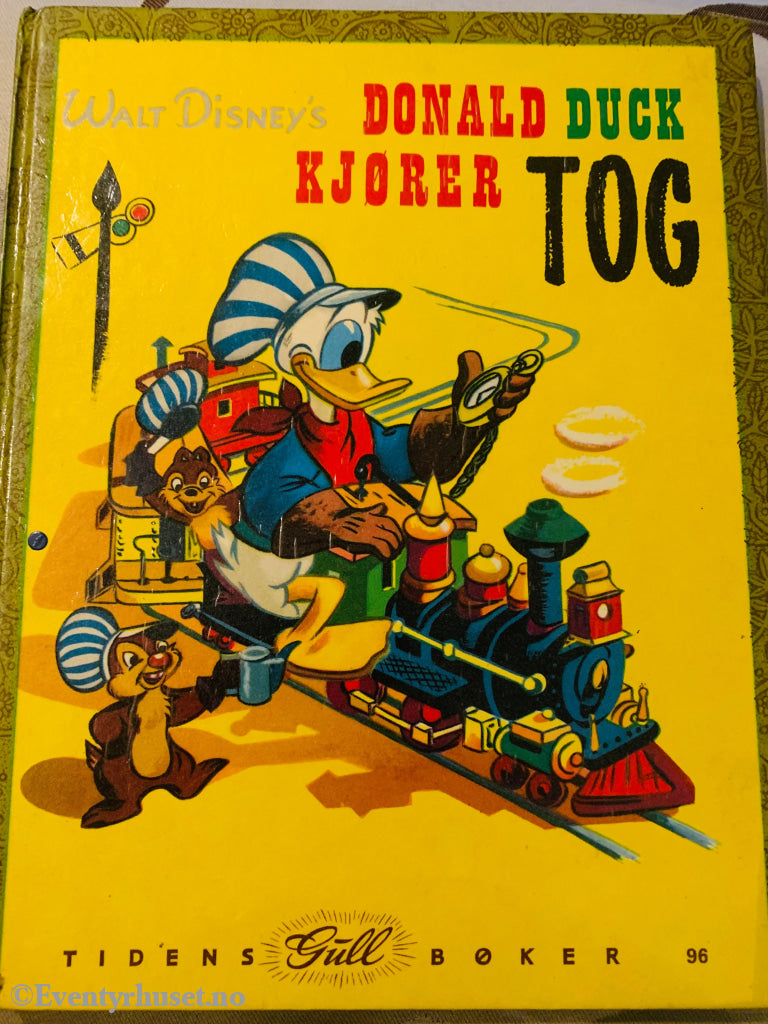 Tidens Gullbøker Nr. 96. Walt Disney - Donald Duck Kjører Tog. Fortelling