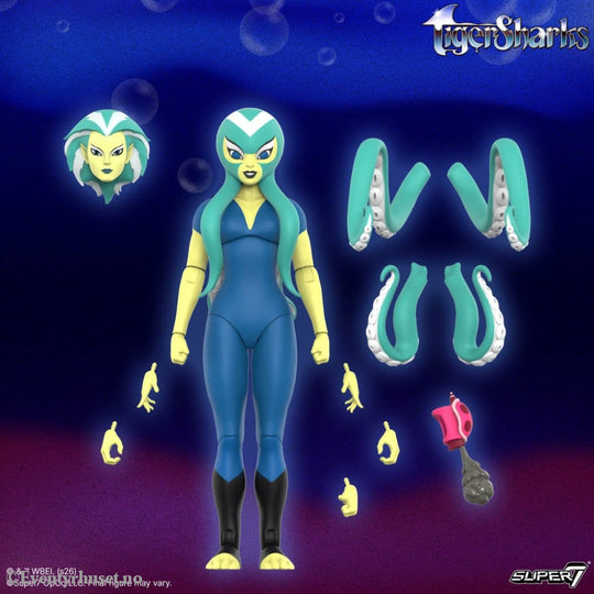 TigerSharks Ultimates Wave 01 Action Figure Octavia (Hybrid) 18 cm Toys