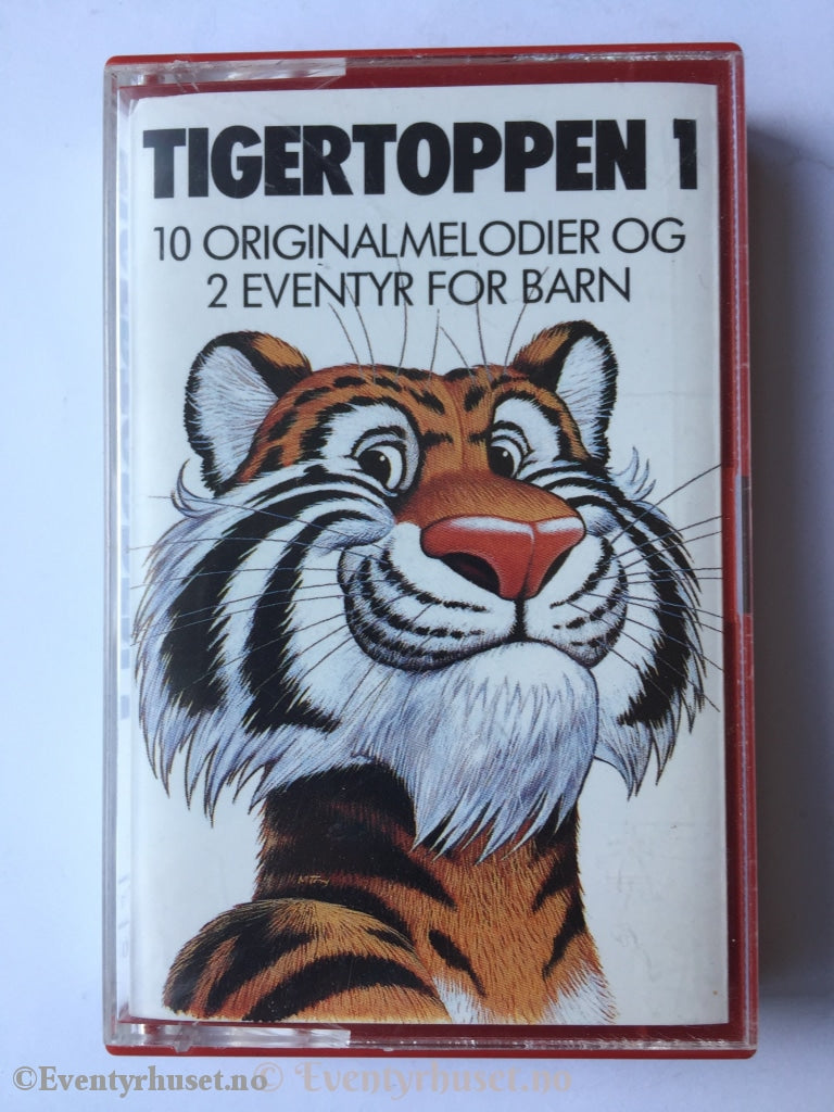 Tigertoppen 1. 10 Orginalmelodier Og 2 Eventyr For Barn. 1987. Kassettbok. Kassettbok