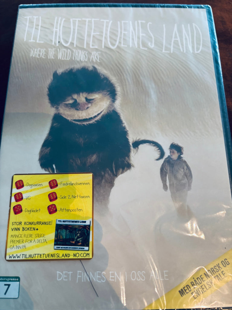 Til Huttetuenes Land. DVD. Ny i plast!