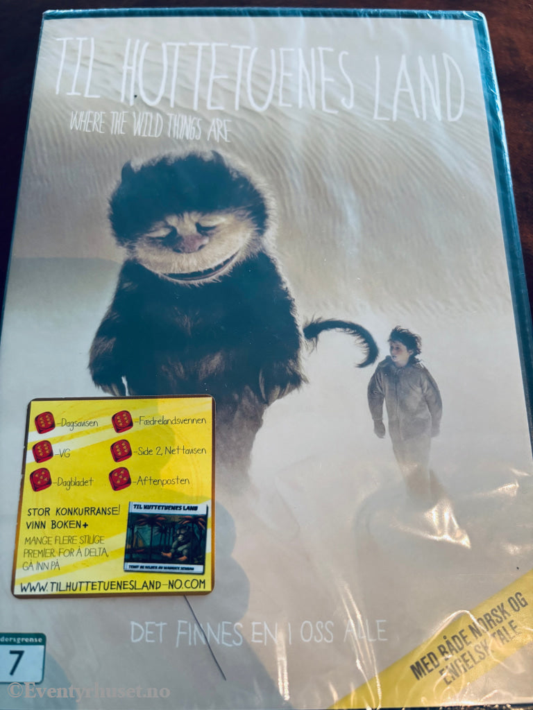Til Huttetuenes Land. DVD. Ny i plast!