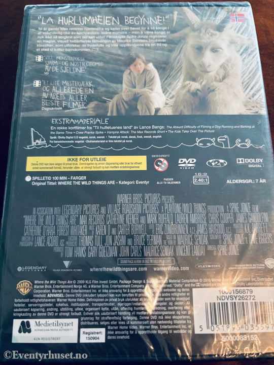 Til Huttetuenes Land. DVD. Ny i plast!