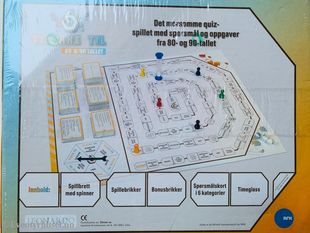 Tilbake til 80- og 90-tallet. Quizspill. Ny i plast!