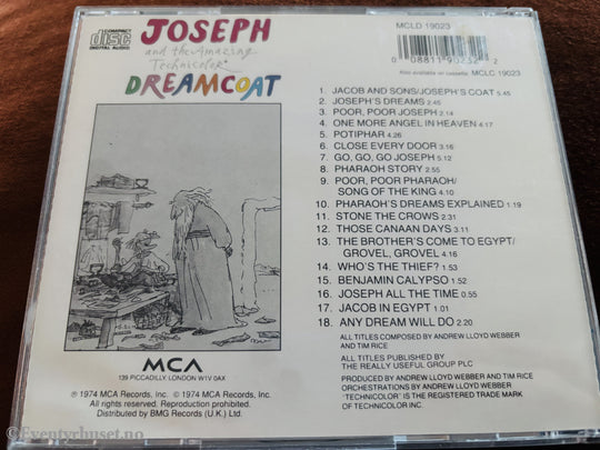 Tim Rice & Andrew Lloyd Webber - Joseph and the Amazing Technicolor Dreamcoat. CD.