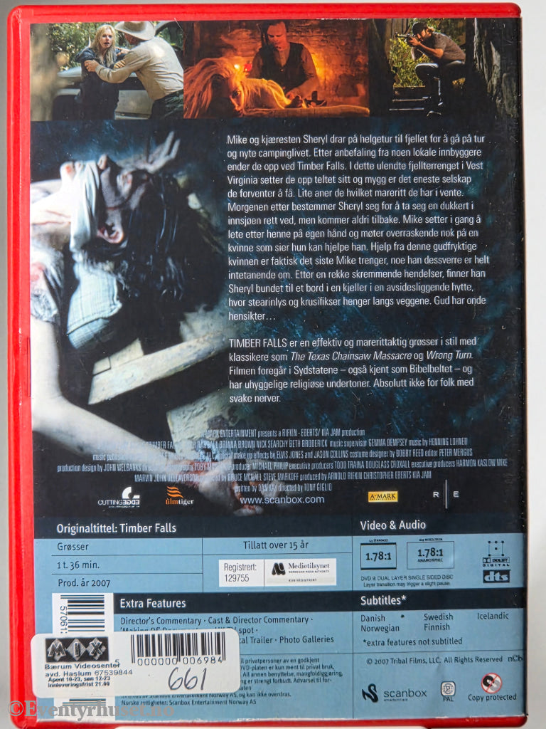 Timber Falls (2007). DVD.