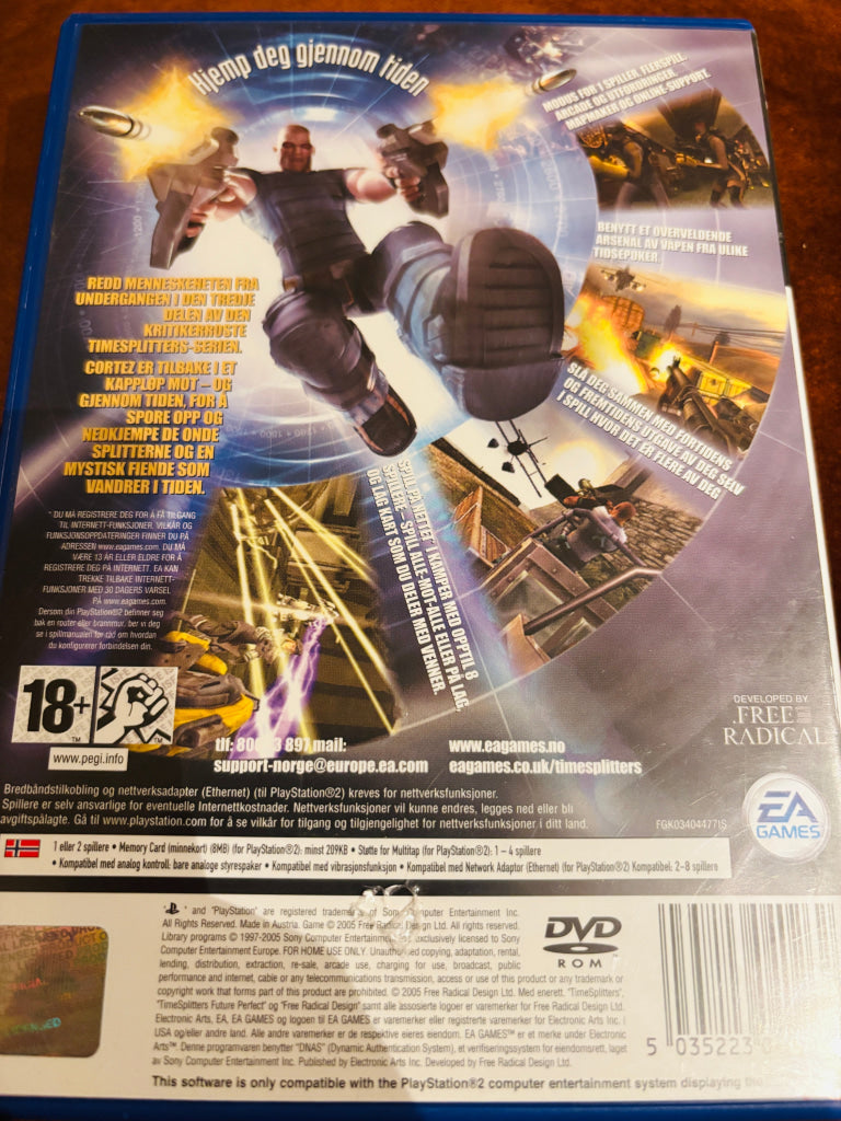 TimeSplitters: Future Perfect. PS2.