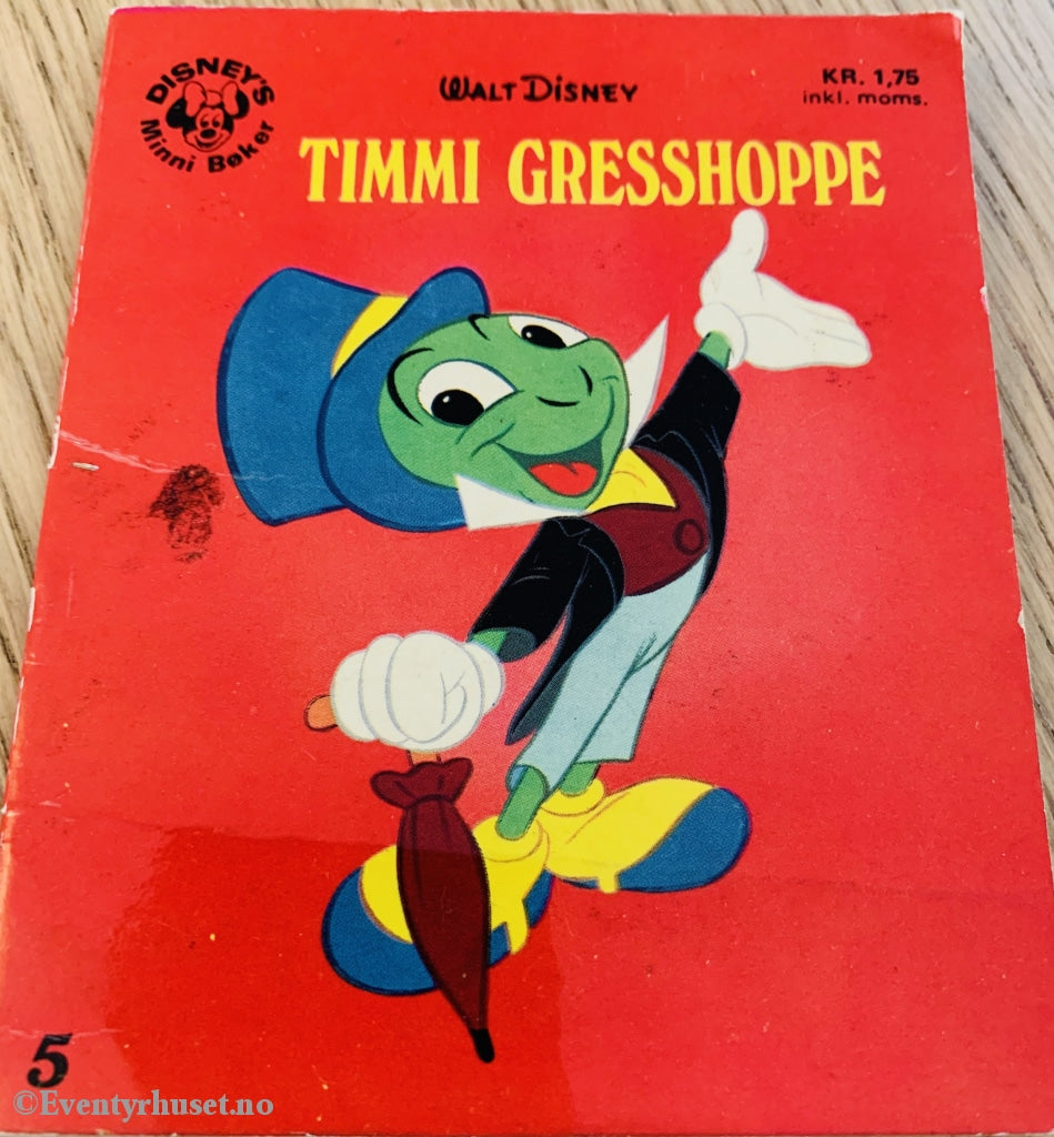 Timmi Gresshoppe (Disneys Minni Bøker 5). 1970/74. Fortelling