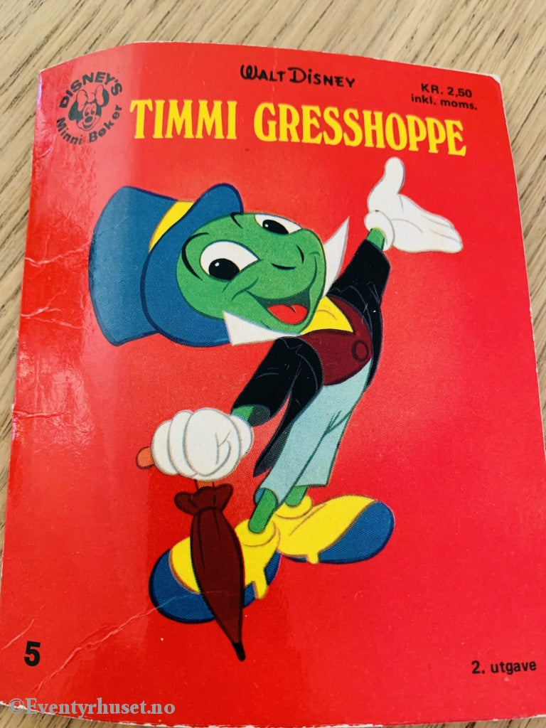 Timmi Gresshoppe (Disneys Minni Bøker 5). 1970/80. Fortelling