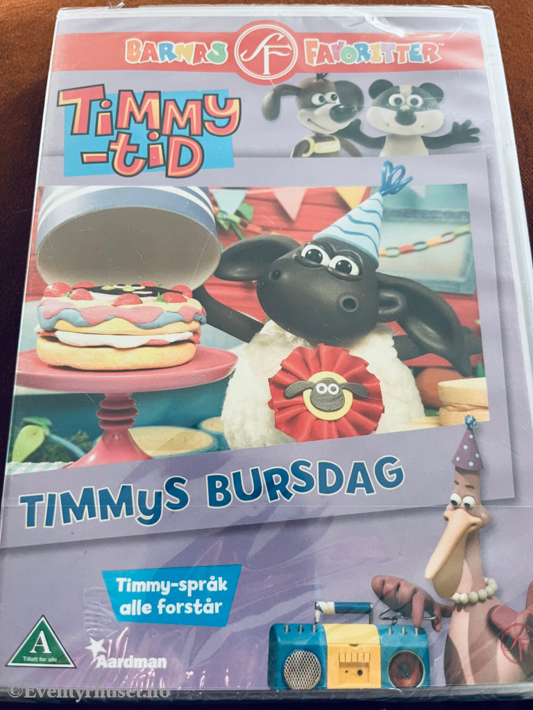 Timmy - Tid. Timmys Bursdag. 2008. Dvd. Ny I Plast! Dvd