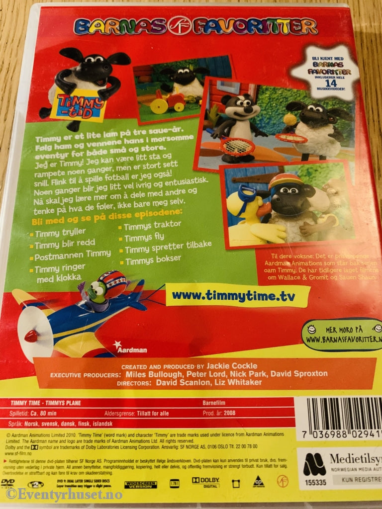 Timmy-Tid. Timmys Fly. 2008. Dvd. Dvd