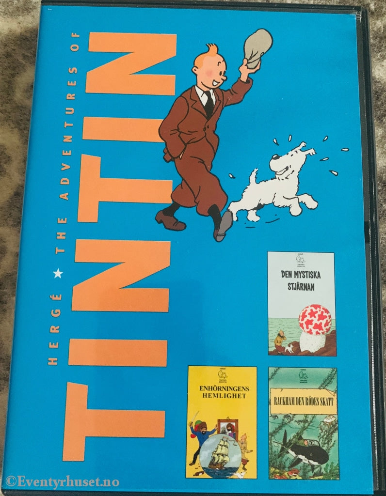 Tintin 3. 1991. Dvd. Svensk Utgave Med Norsk Tale. Dvd