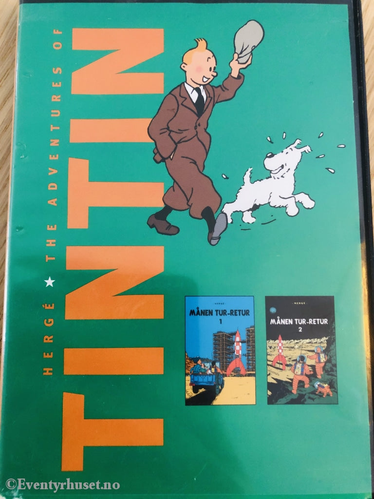 Tintin. Månen Tur-Retur 1 & 2. 1991. Dvd. Dvd