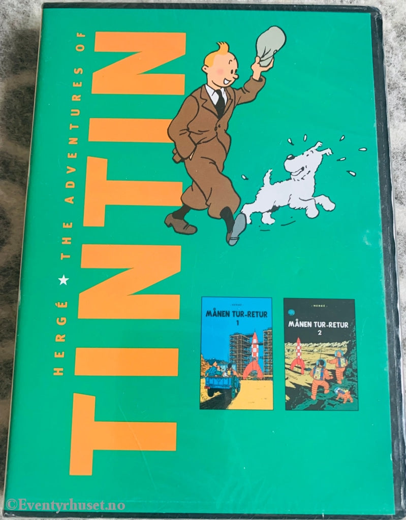 Tintin 5. Månen Tur-Retur 1 & 2. 1991. Dvd. Ny I Plast! Dvd